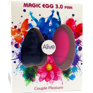 ALIVE – MAGIC EGG 3.0 HUEVO VIBRADOR CONTROL REMOTO ROSA