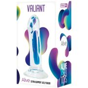 ALIVE – VALIANT PENE REALISTICO TRANSPARENTE 16 CM