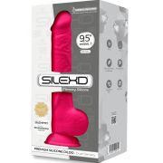 SILEXD – MODELO 1 PENE REALISTICO SILICONA PREMIUM SILEXPAN FUCSIA 24 CM