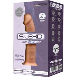 SILEXD – MODELO 1 PENE REALISTICO VIBRADOR SILICONA PREMIUM SILEXPAN 17.5 CM