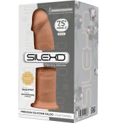 SILEXD – MODELO 2 PENE REALISTICO SILICONA PREMIUM SILEXPAN CARAMELO 19 CM