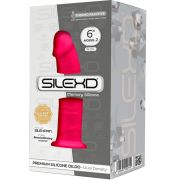 SILEXD – MODELO 2 PENE REALISTICO SILICONA PREMIUM SILEXPAN FUCSIA 15 CM