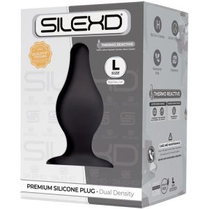 SILEXD – MODELO 2 PLUG ANAL SILICONA PREMIUM SILEXPAN PREMIUM TERMORREACTIVO TALLA L