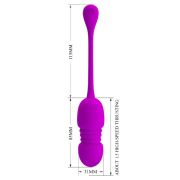 PRETTY LOVE – CALLIE HUEVO VIBRADOR RECARGABLE MORADO