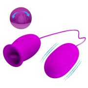 PRETTY LOVE – DAISY HUEVO DUAL VIBRADOR RECARGABLE MORADO