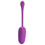 PRETTY LOVE – HUEVO VIBRADOR CON TEXTURA MARINA RECARGABLE MORADO