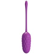 PRETTY LOVE – HUEVO VIBRADOR CON TEXTURA MARINA RECARGABLE MORADO