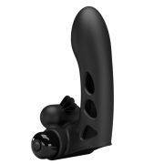 PRETTY LOVE – ORLANDO FUNDA DE DEDO VIBRADOR NEGRO