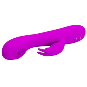 PRETTY LOVE – RACHEL VIBRADOR RECARGABLE CON SUCCIONADOR MORADO