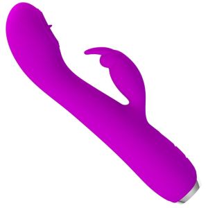 PRETTY LOVE – RACHEL VIBRADOR RECARGABLE CON SUCCIONADOR MORADO