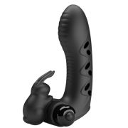 PRETTY LOVE – VANCE FUNDA DEDO VIBRADOR CONEJO NEGRO