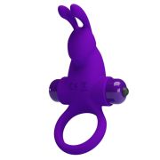 PRETTY LOVE – ANILLO VIBRADOR I CONEJO PARA PENE MORADO