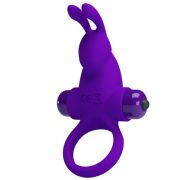 PRETTY LOVE – ANILLO VIBRADOR I CONEJO PARA PENE MORADO