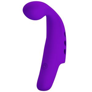 PRETTY LOVE – GORGON VIBRADOR DE DEDO RECARGABLE MORADO