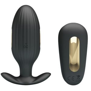 PRETTY LOVE – KELLY PLUG ANAL VIBRADOR RECARGABLE NEGRO