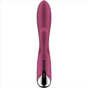 SATISFYER – SPINNING RABBIT 1 ESTIMULACION CLITORIS Y PUNTO G ROJO