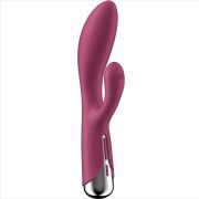 SATISFYER – SPINNING RABBIT 1 ESTIMULACION CLITORIS Y PUNTO G ROJO