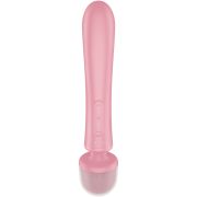 SATISFYER – TRIPLE LOVER MASAJEADOR VIBRADOR RABBIT ROSA