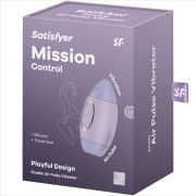 SATISFYER – MISSION CONTROL LILA VIBRADOR PEQUEÑO DE DOBLE IMPULSO