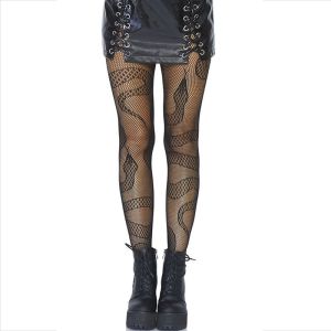 LEG AVENUE – MEDIAS DE RED SERPIENTES NEGRO