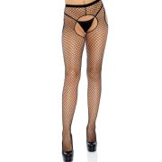 LEG AVENUE – MEDIAS DE RED CROTCHLESS NEGRO