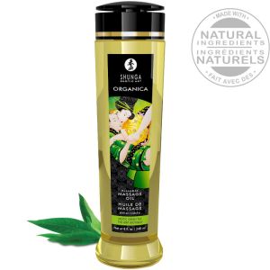 SHUNGA – ACEITE DE MASAJE ORGANICO TE VERDE 240 ML