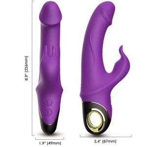 ARMONY – METEROR DILDO VIBRADOR RABBIT ROTADOR VIOLETA