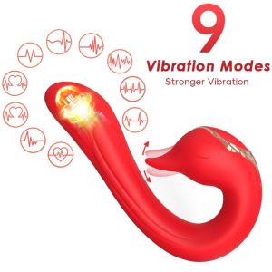 ARMONY – DELFIN VIBRADOR MULTIPOSICION  EFECTO CALOR ROJO