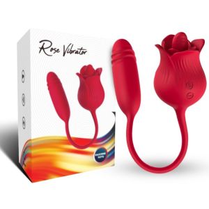 ARMONY – ROSELIP ESTIMULADOR CLITORIS CON LENGUA 10 MODOS  VIBRADOR ROJO