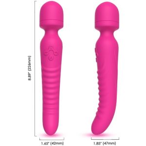 ARMONY – MISSION MASAJEADOR  VIBRADOR EFECTO CALOR FUCSIA