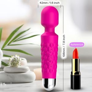 ARMONY – POSTMAN MASAJEADOR  VIBRADOR CABEZA FLEXIBLE FUCSIA