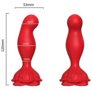 ARMONY – ROSA VIBRADOR  PLUG ANAL CONTROL REMOTO ROJO