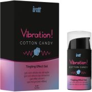 INTT – GEL EFECTO VIBRADOR UNISEX ALGODON DE AZUCAR 15 ML