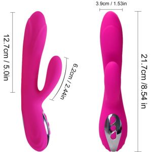 ARMONY – VIBRADOR  ESTIMULADOR FLEXIBLE EFECTO CALOR FUCSIA