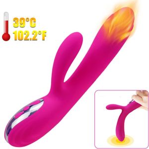 ARMONY – VIBRADOR  ESTIMULADOR FLEXIBLE EFECTO CALOR FUCSIA