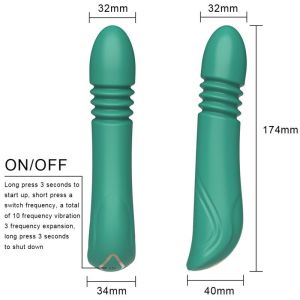 ARMONY – VIBRADOR  THRUSTING PUNTO G VERDE