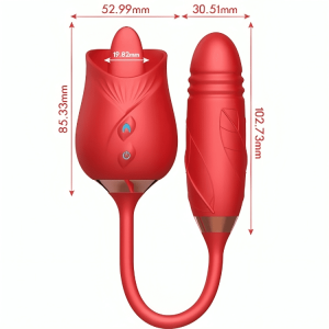 ARMONY – DELIGHT FLOWER VIBRADOR  THRUSTING CON LENGUA ROJO