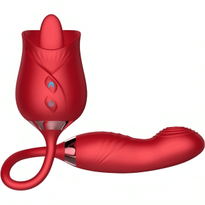 ARMONY – DELIGHT FLOWER VIBRADOR  BUMPING CON LENGUA ROJO