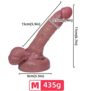 ARMONY – DILDO REALISTICO SILICONA LIQUIDA 15 CM