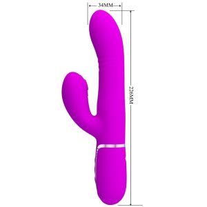 PRETTY LOVE – VIBRADOR PUNTO G MULTIFUNCIÓN FUCSIA