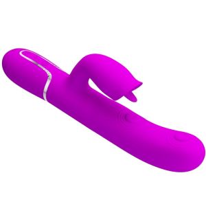 PRETTY LOVE – VIBRADOR RABBIT CON LICKING FUCSIA