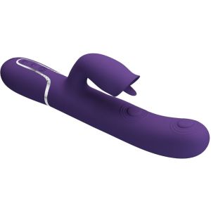 PRETTY LOVE – VIBRADOR RABBIT CON LICKING MORADO