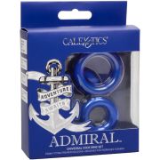 CALEXOTICS – ADMIRAL SET 3 ANILLOS PARA PENE AZUL