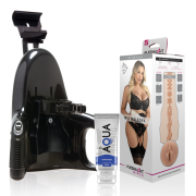 FLESHLIGHT – MIA MALKOVA VAGINA LVL UP + UNIVERSAL LAUNCH + LUBRICANTE AQUA QUALITY 50 ML