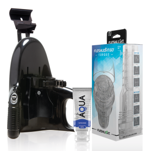 FLESHLIGHT – GO MASTURBADOR TORQUE ICE + UNIVERSAL LAUNCH + LUBRICANTE AQUA QUALITY 50 ML