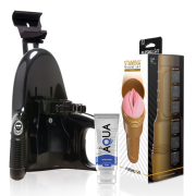 FLESHLIGHT – PINK LADY STAMINA TRAINING UNIT + UNIVERSAL LAUNCH + LUBRICANTE AQUA QUALITY 50 ML