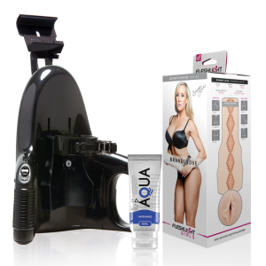 FLESHLIGHT – BRANDI LOVE VAGINA + UNIVERSAL LAUNCH + LUBRICANTE AQUA QUALITY 50 ML