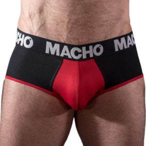 MACHO – MS26N SLIP NEGRO/ROJO S