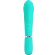 PRETTY LOVE – THOMAS VIBRADOR PUNTO G MULTIFUNCIÓN VERDE AGUA