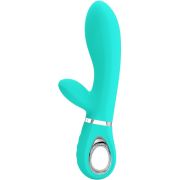 PRETTY LOVE – THOMAS VIBRADOR PUNTO G MULTIFUNCIÓN VERDE AGUA